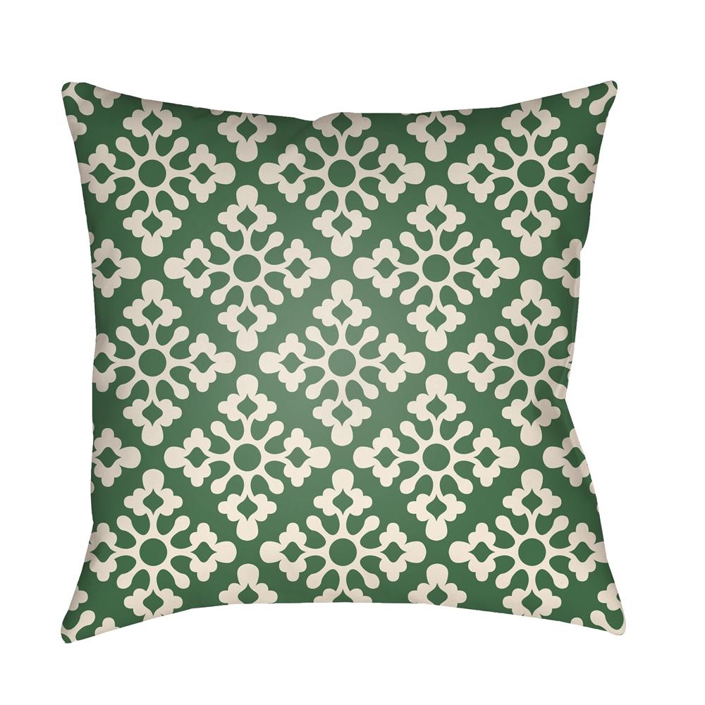 Artistic Weavers LTCH1358 Litchfield Ladson Pillow Poly Filled 20" x 20" in Kelly Green