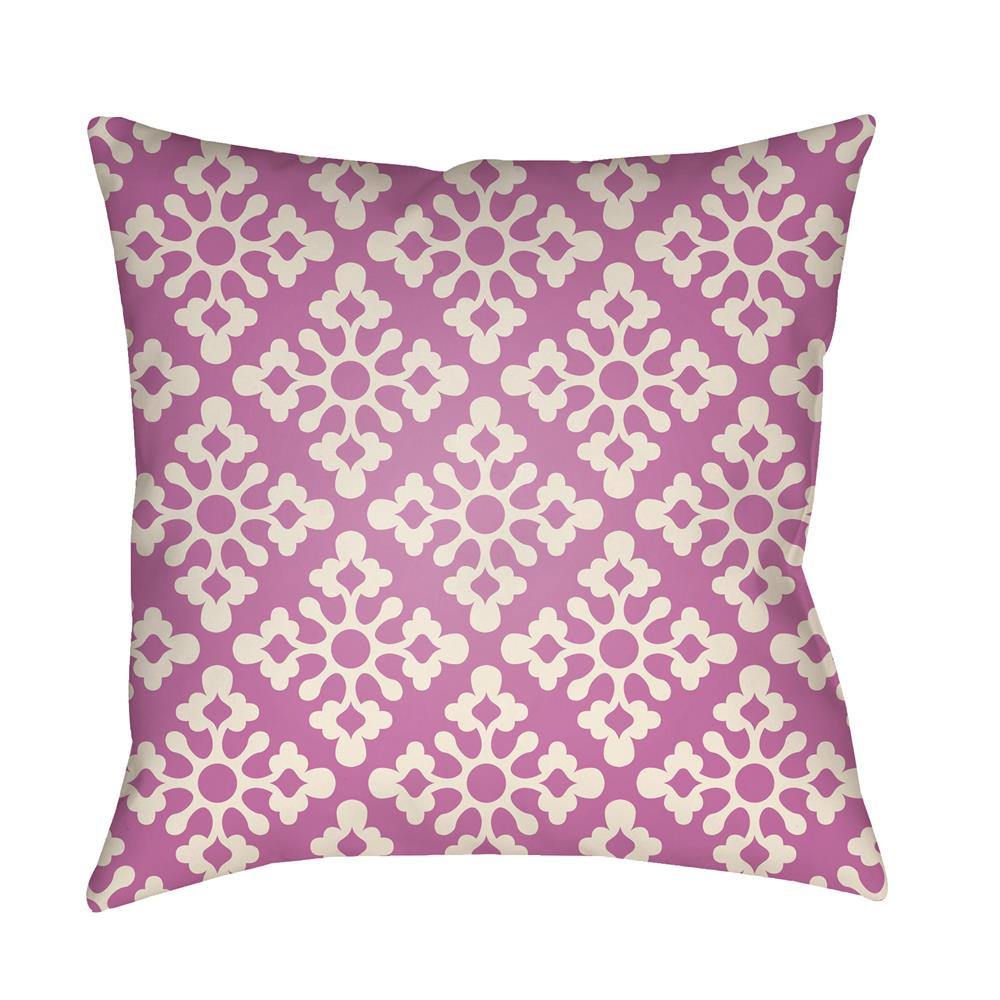 Artistic Weavers LTCH1359 Litchfield Ladson Pillow Poly Filled 16" x 16" in Fuchsia