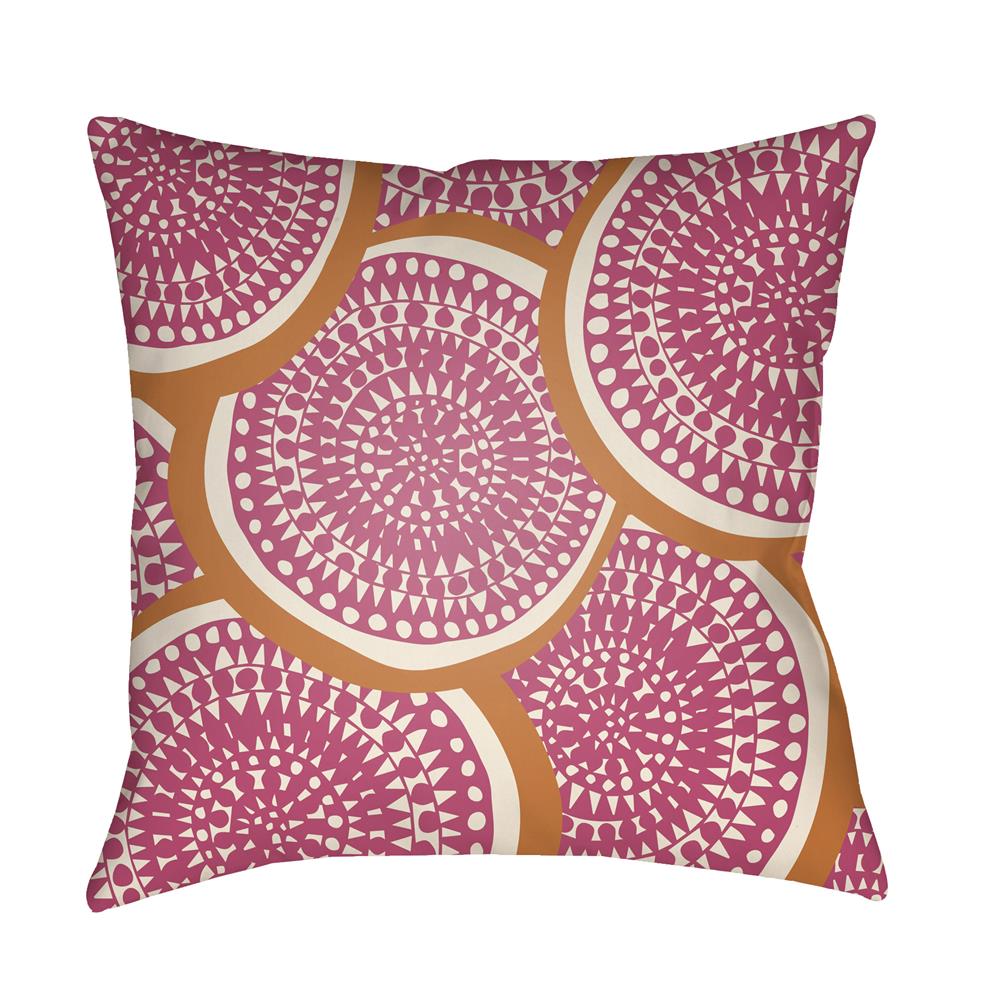 Artistic Weavers LTCH1370 Litchfield Summerville Pillow Poly Filled 20" x 20" in Hot Pink