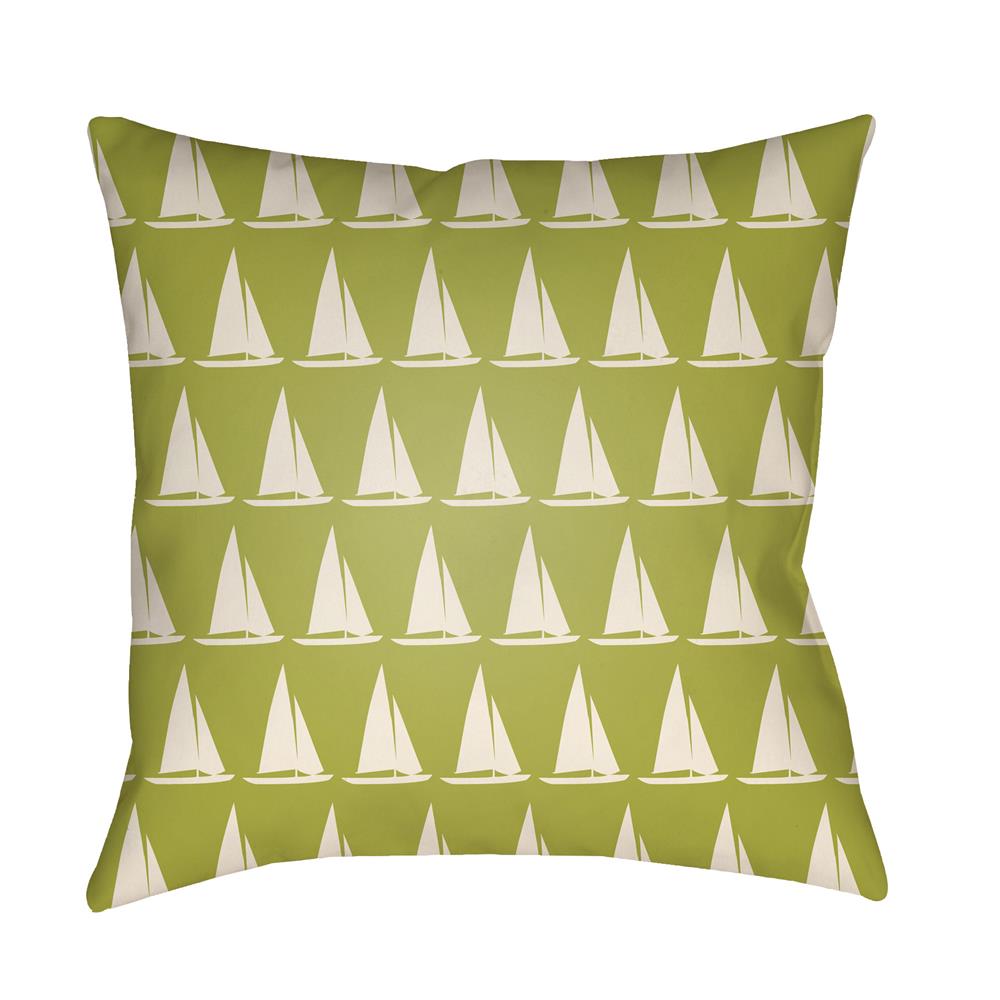 Artistic Weavers LTCH1413 Litchfield Sumter Pillow Poly Filled 20" x 20" in Lime Green