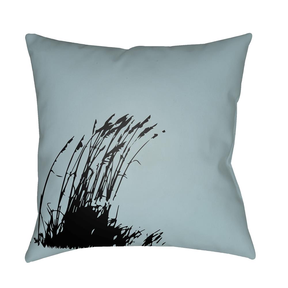 Artistic Weavers LTCH1494 Litchfield Wind Pillow Poly Filled 16" x 16" in Light Blue