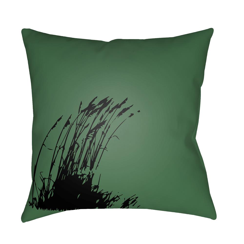 Artistic Weavers LTCH1496 Litchfield Wind Pillow Poly Filled 16" x 16" in Kelly Green