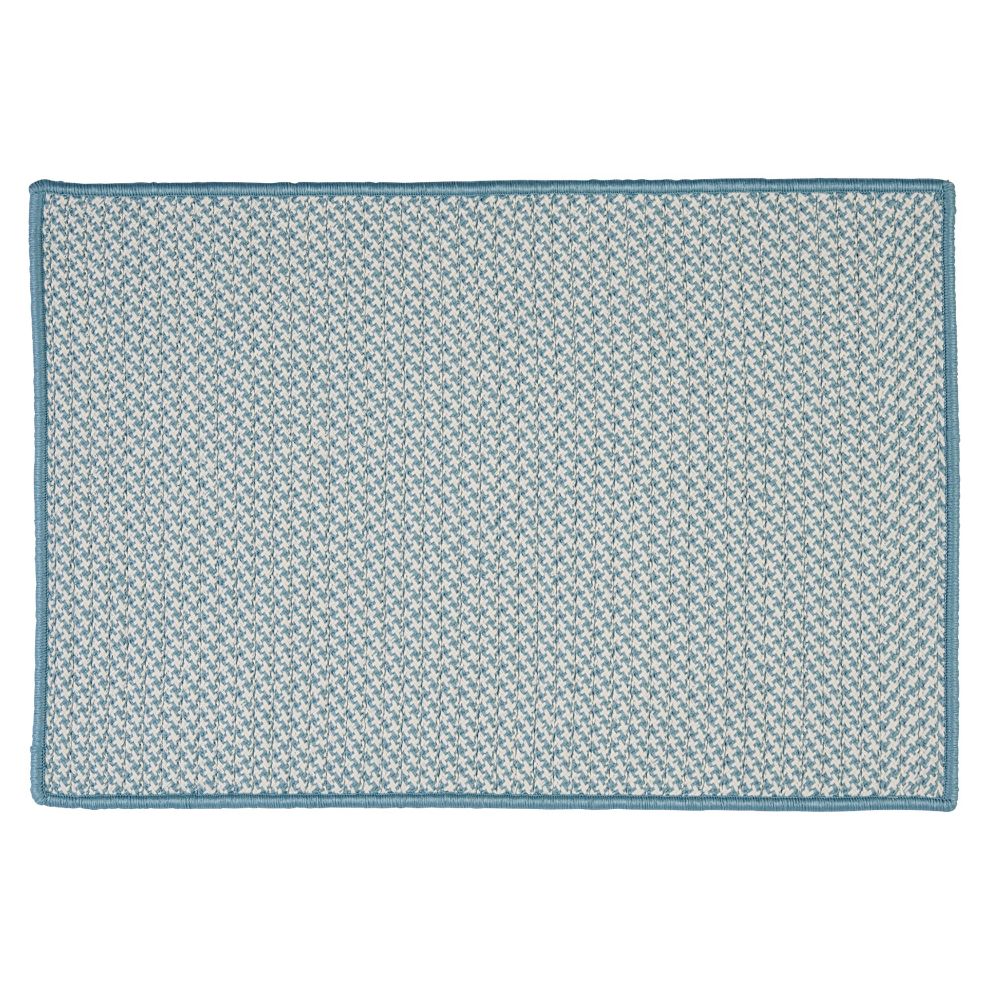 Colonial Mills Houndstooth Doormats - Turqouise 45 x 70