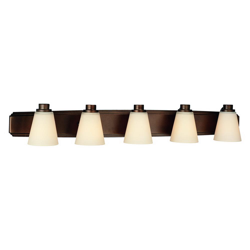 Dolan Designs 3405-62 Southport Collection 5 Light Bath Bar in Heirloom Bronze