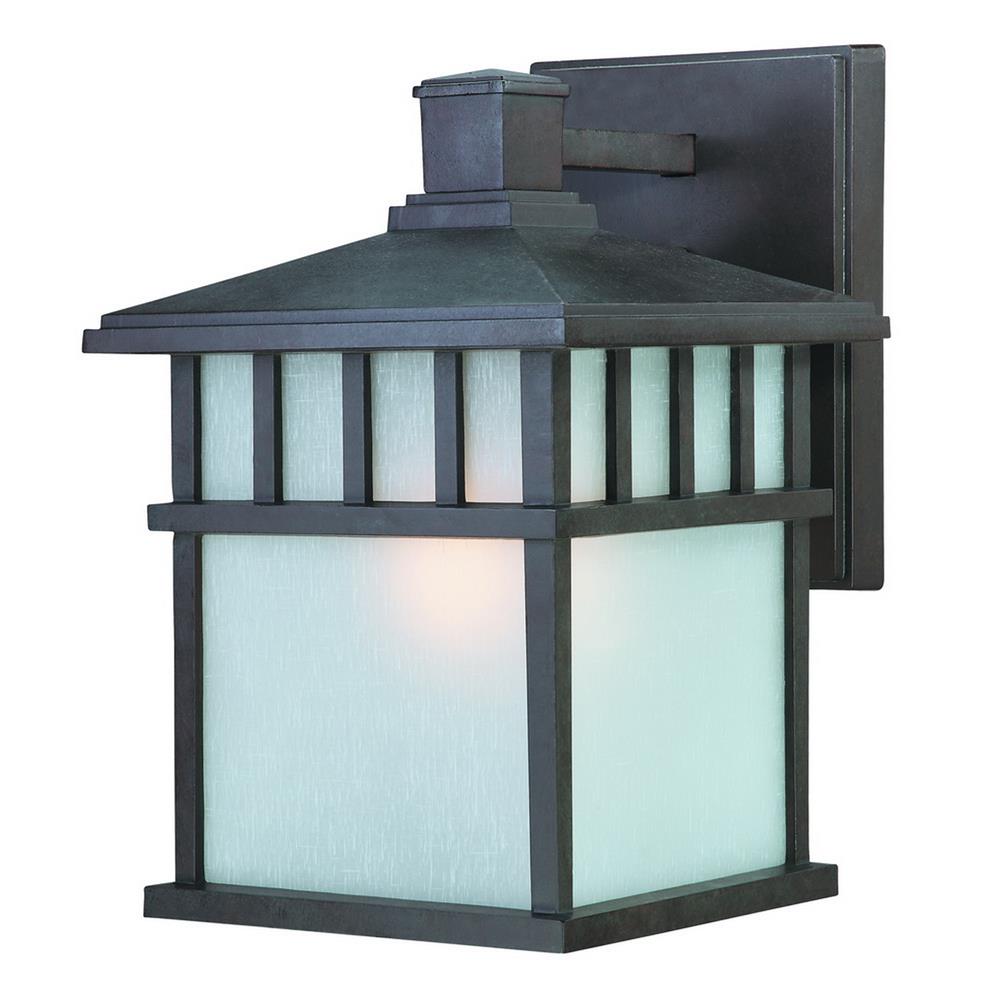 Dolan Designs 9110-34 Barton Collection 1 Light Wall Mount Outdoor in Olde World Iron