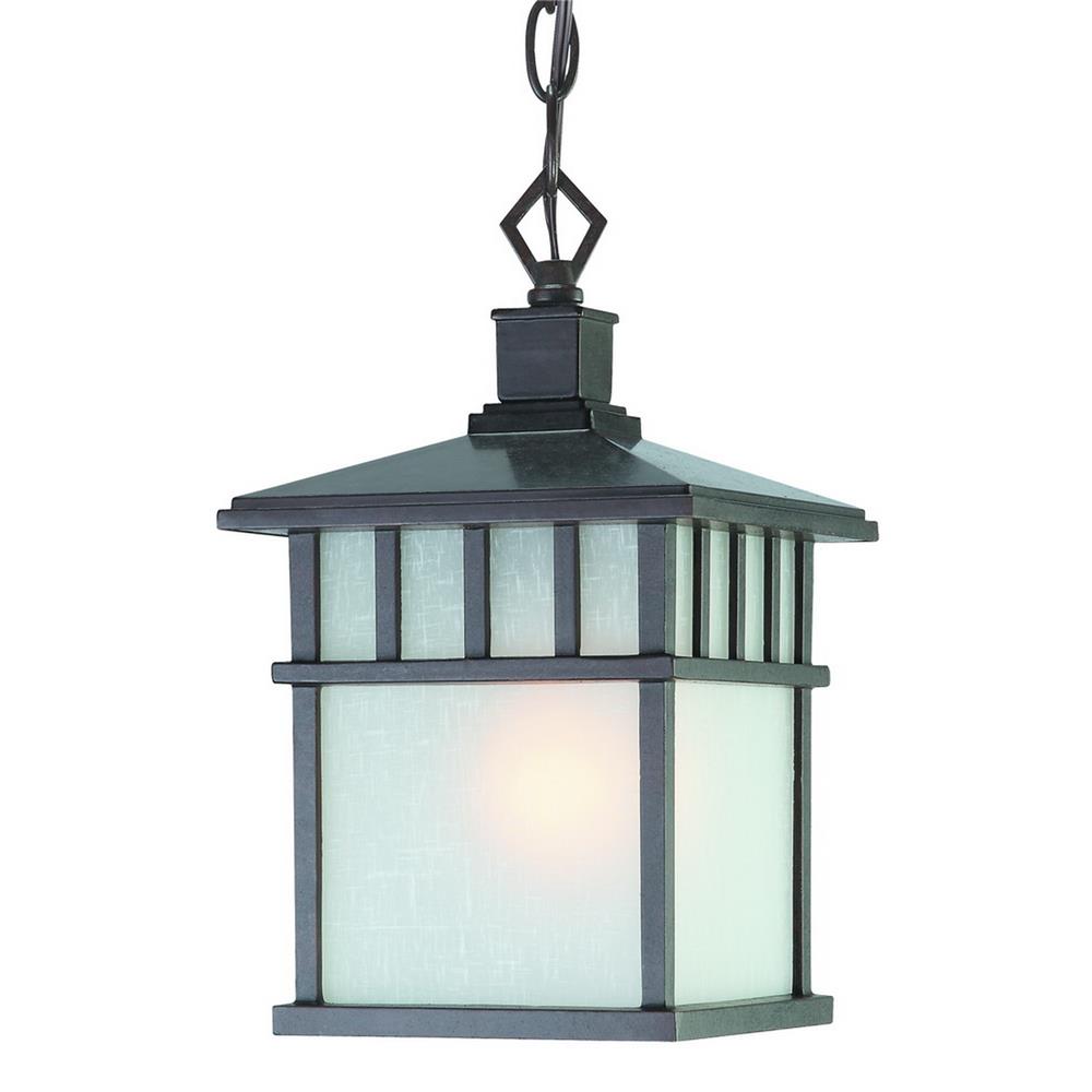 Dolan Designs 9113-34 Barton Collection Chain-hung Outdoor Fixture in Olde World Iron