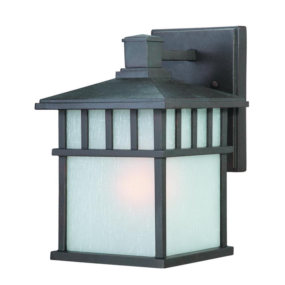 Dolan Designs 9115-34 Barton Collection 1 Light Wall Mount Outdoor in Olde World Iron
