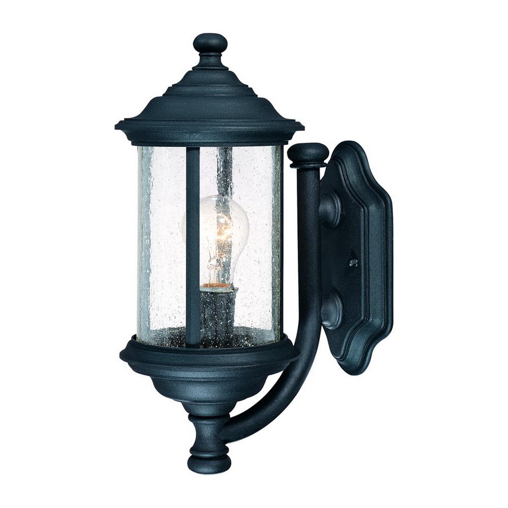 Dolan Designs 915-50 Walnut Grove Collection 1 Light Wall Mount Outdoor in Black