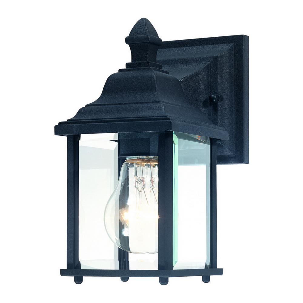 Dolan Designs 930-50 Charleston Collection 1 Light Wall Mount Outdoor in Black