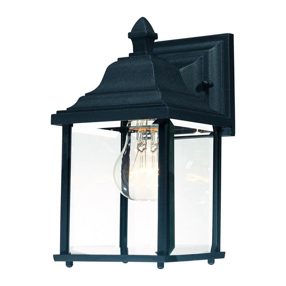 Dolan Designs 931-50 Charleston Collection 1 Light Wall Mount Outdoor in Black