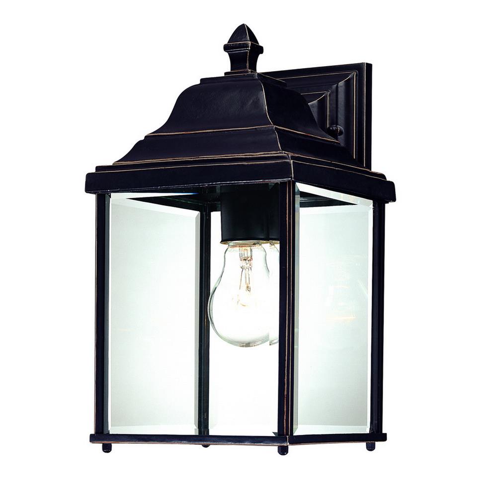 Dolan Designs 935-20 Charleston Collection 1 Light Wall Mount Outdoor in Antique Bronze