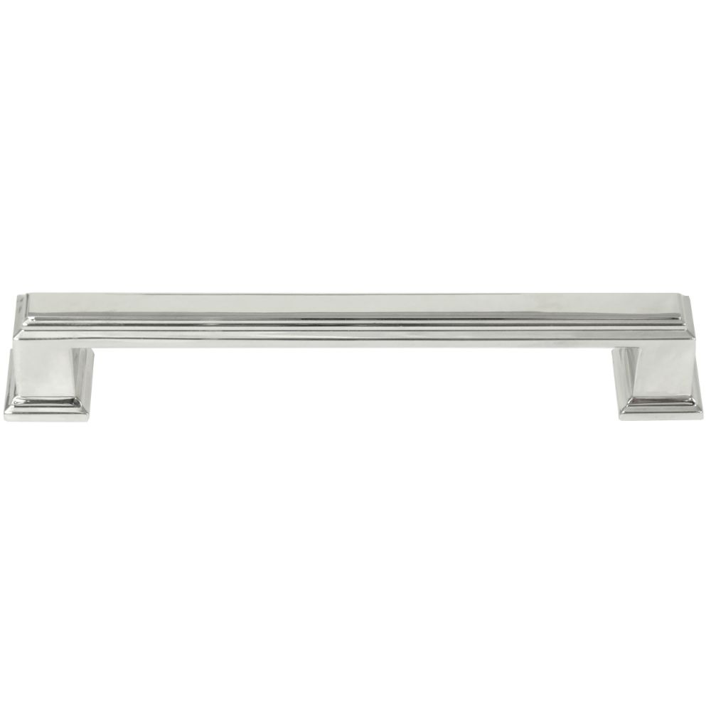 MNG Hardware 19114 128mm Pull - Beacon Hill - Polished Nickel