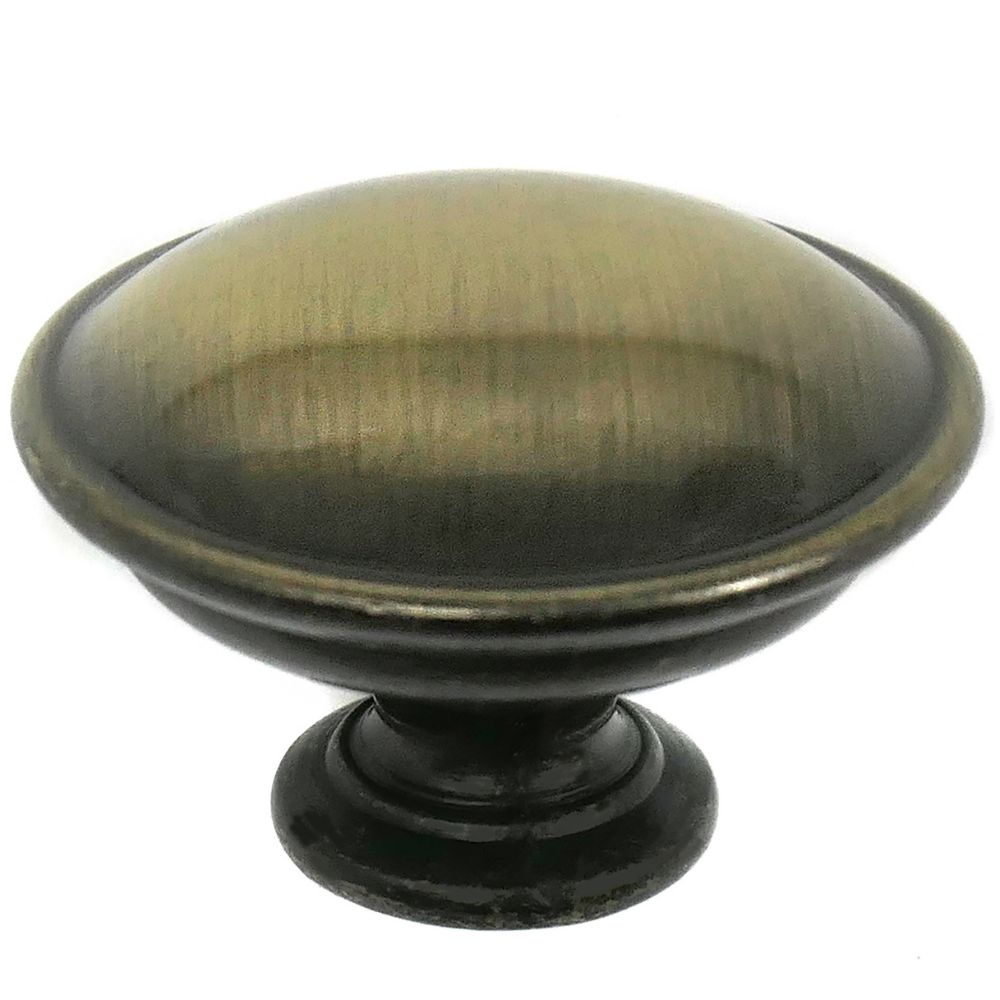 Laurey 22105 1 1/4" Classic Traditions Knob - Antique Brass in the Classic Traditions collection
