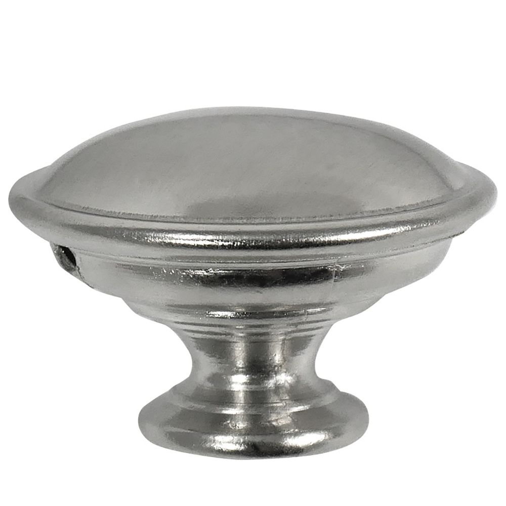 Laurey 22139 1 1/4" Georgetown Knob - Satin Chrome in the Georgetown collection