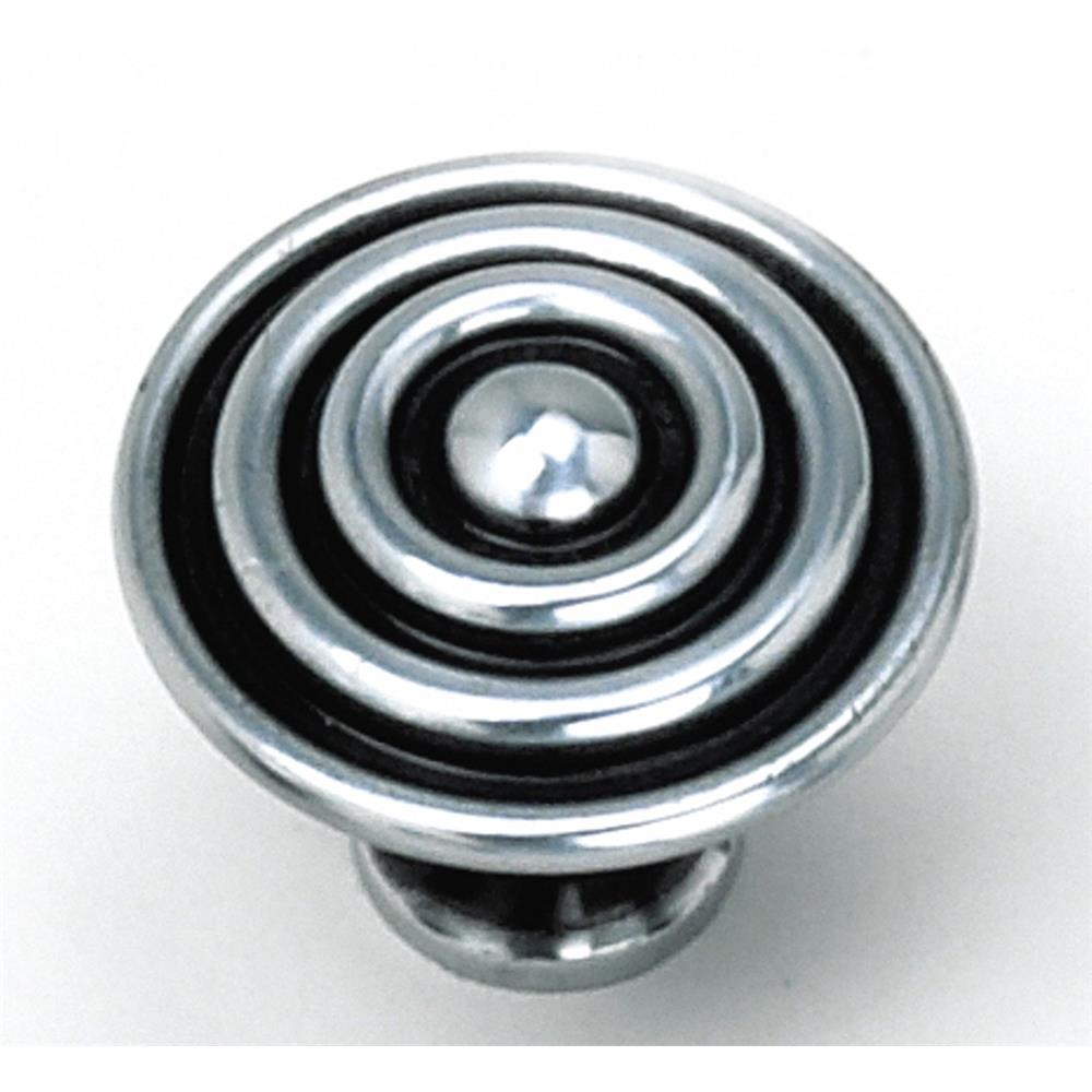 Laurey 23060 1 1/2" Kama Target Knob - Antique Silver in the Kama collection