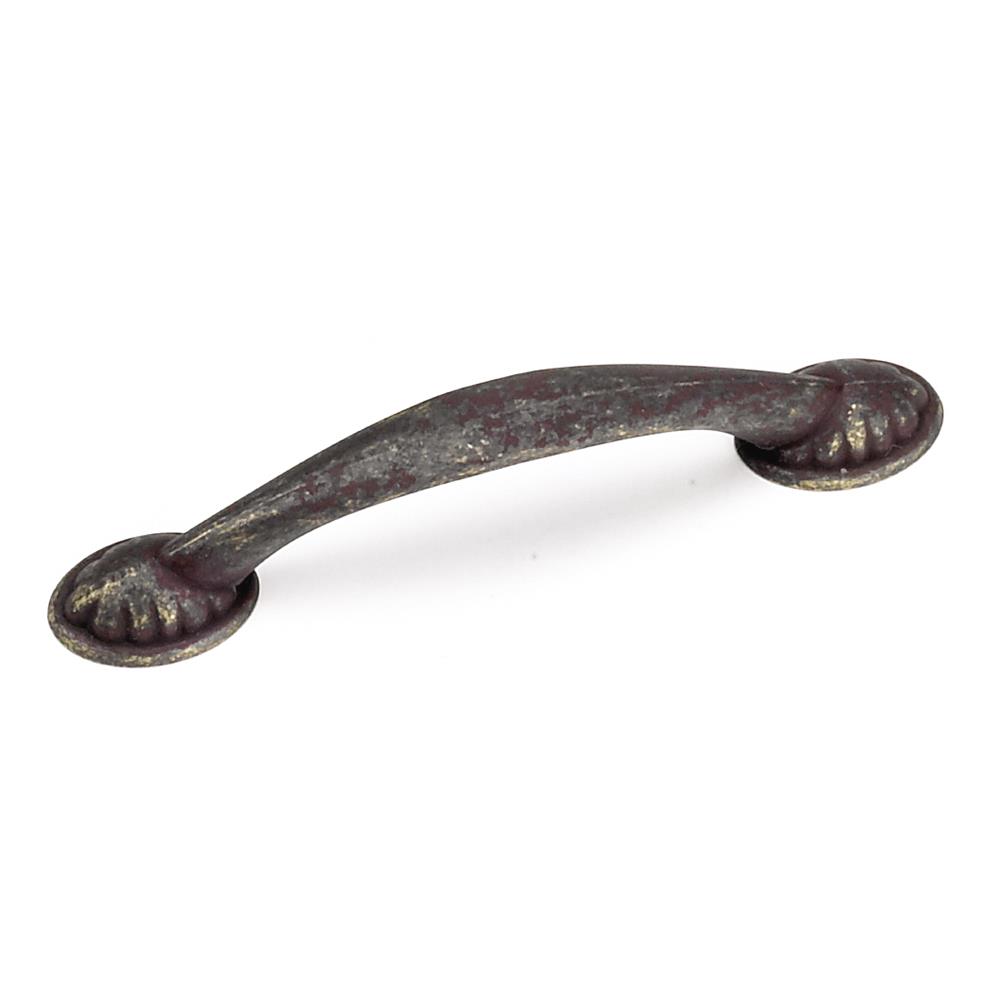 Laurey 24478 96mm and 3" Windsor Flower Pull - Weathered Antique Bronze in the Windsor collection