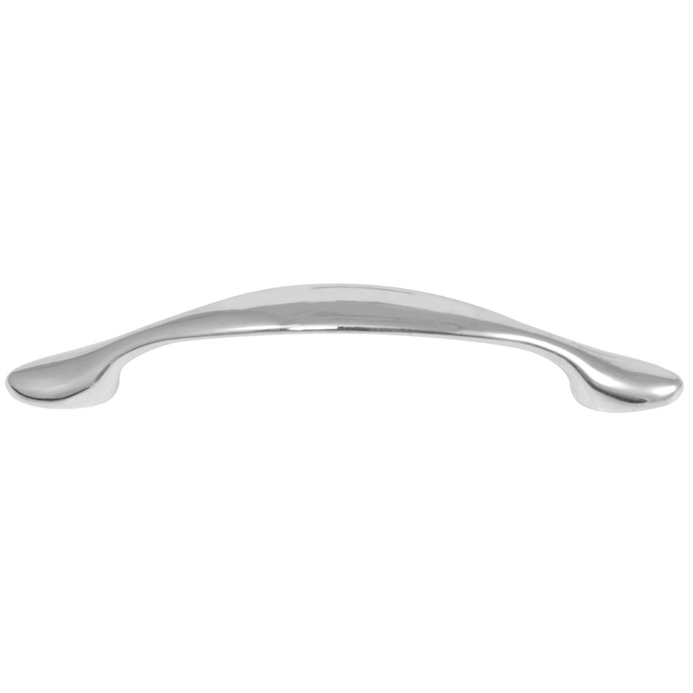 Laurey 25226 96mm Delano Small Spoonfoot Pull - Polished Chrome in the Delano collection