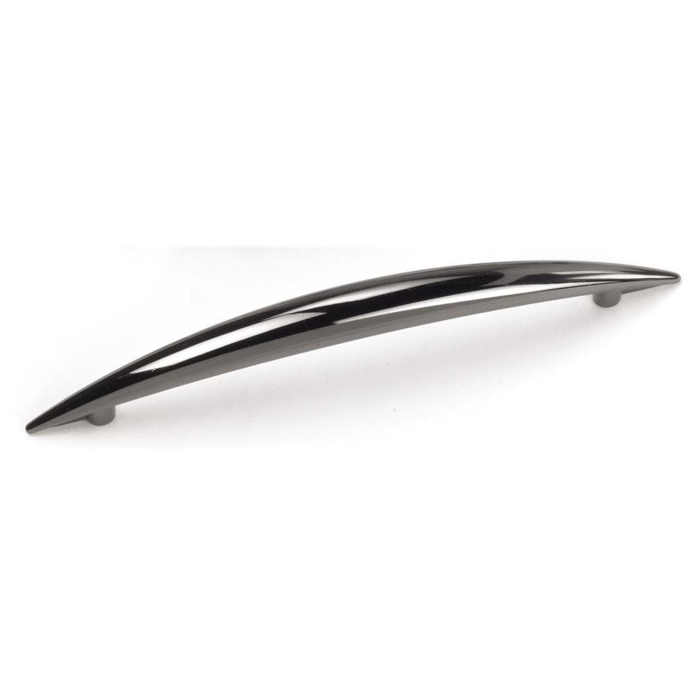 Laurey 25912 128mm Delano Large Modern Pull - Black Nickel in the Delano collection