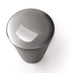 Laurey 26012 3/4" Delano Small Cone Knob - Black Nickel in the Delano collection