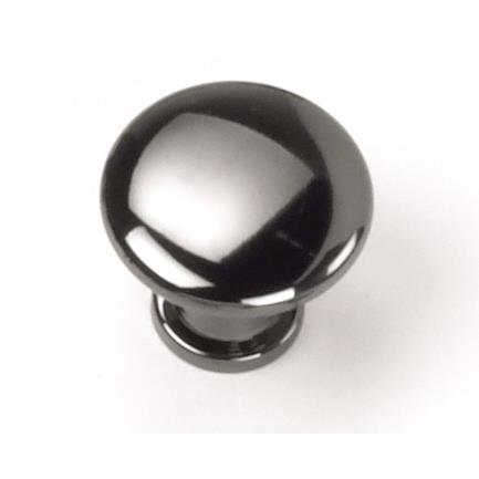 Laurey 26312 7/8" Delano Button Knob - Black Nickel in the Delano collection
