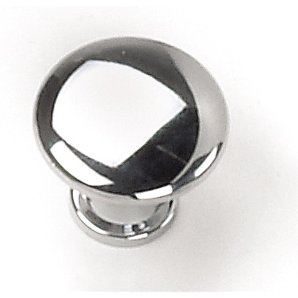Laurey 26326 7/8" Delano Button Knob - Polished Chrome in the Delano collection