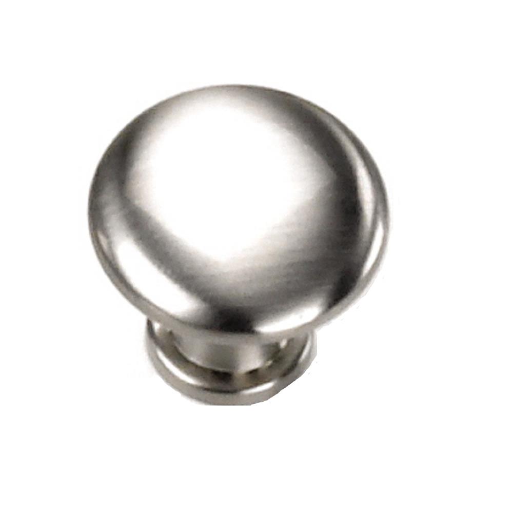 Laurey 26359 7/8" Delano Button Knob - Brushed Satin Nickel in the Delano collection