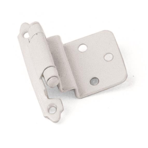 Laurey 28642 3/8" Inset Self-Closing Hinge - White in the Hinges collection
