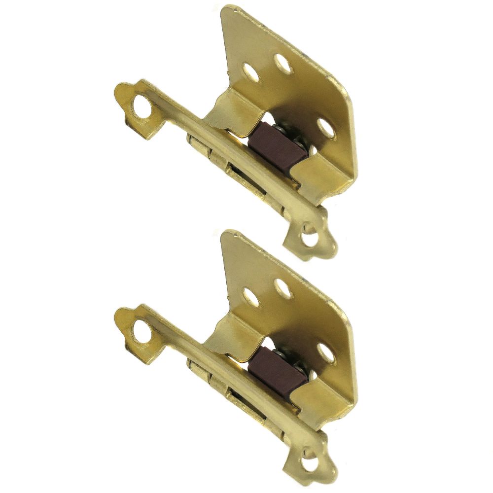 Laurey 28737-250 No Inset Self-Closing Hinge - Polished Brass - 250 Pc Multipack