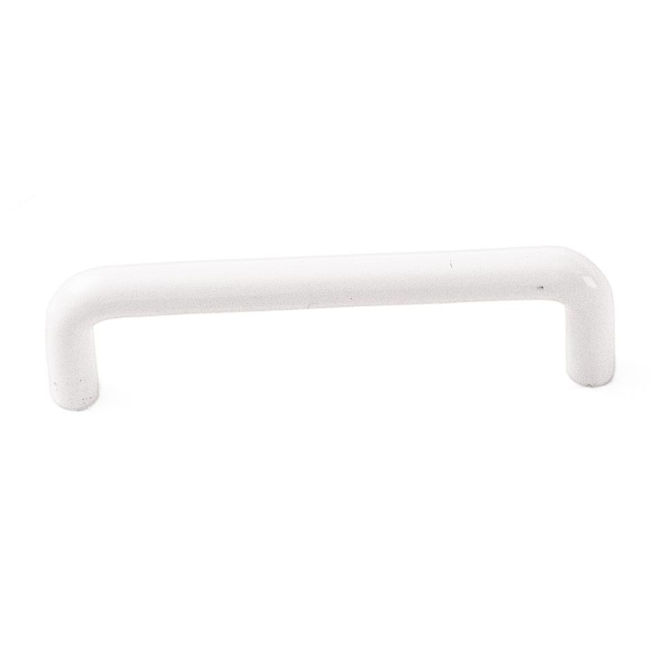 Laurey 34942 96mm Plastic Wire Pull - White in the Plastics collection