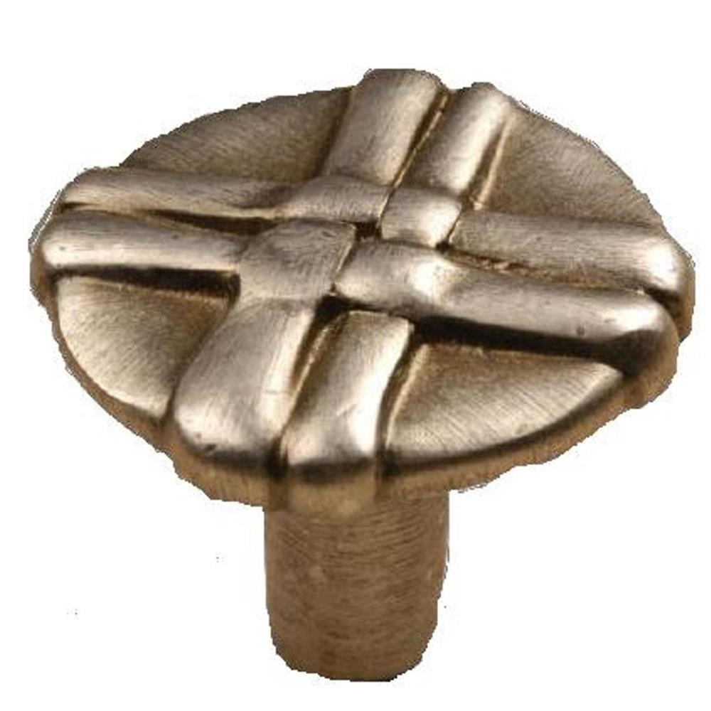 Laurey 37075 1 3/8" Lineage Knob -  Antique Pewter w\ Stone Wash in the Lineage collection
