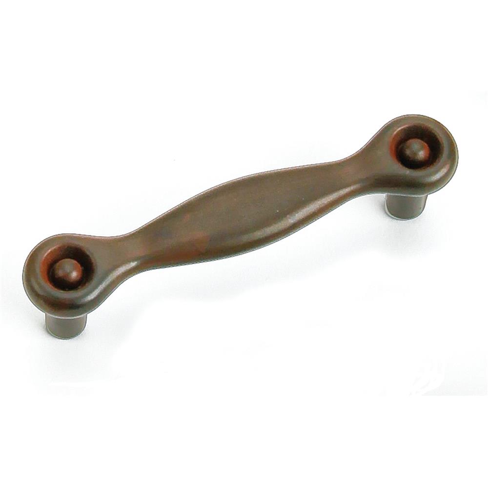 Laurey 39321 3" Foundry Pull - Black w\Terra Cotta in the Foundry collection