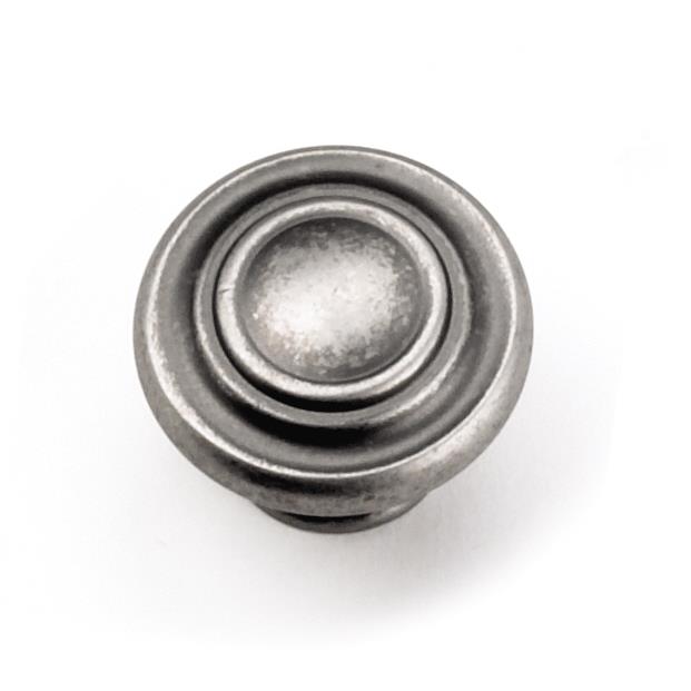 Laurey 51806 1 3/8" Windsor Knob - Antique Pewter in the Windsor collection