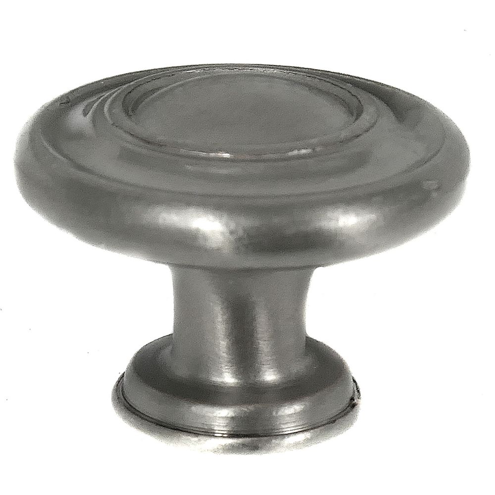 Laurey 51839 1 3/8" Nantucket Knob -  Satin Pewter in the Nantucket collection
