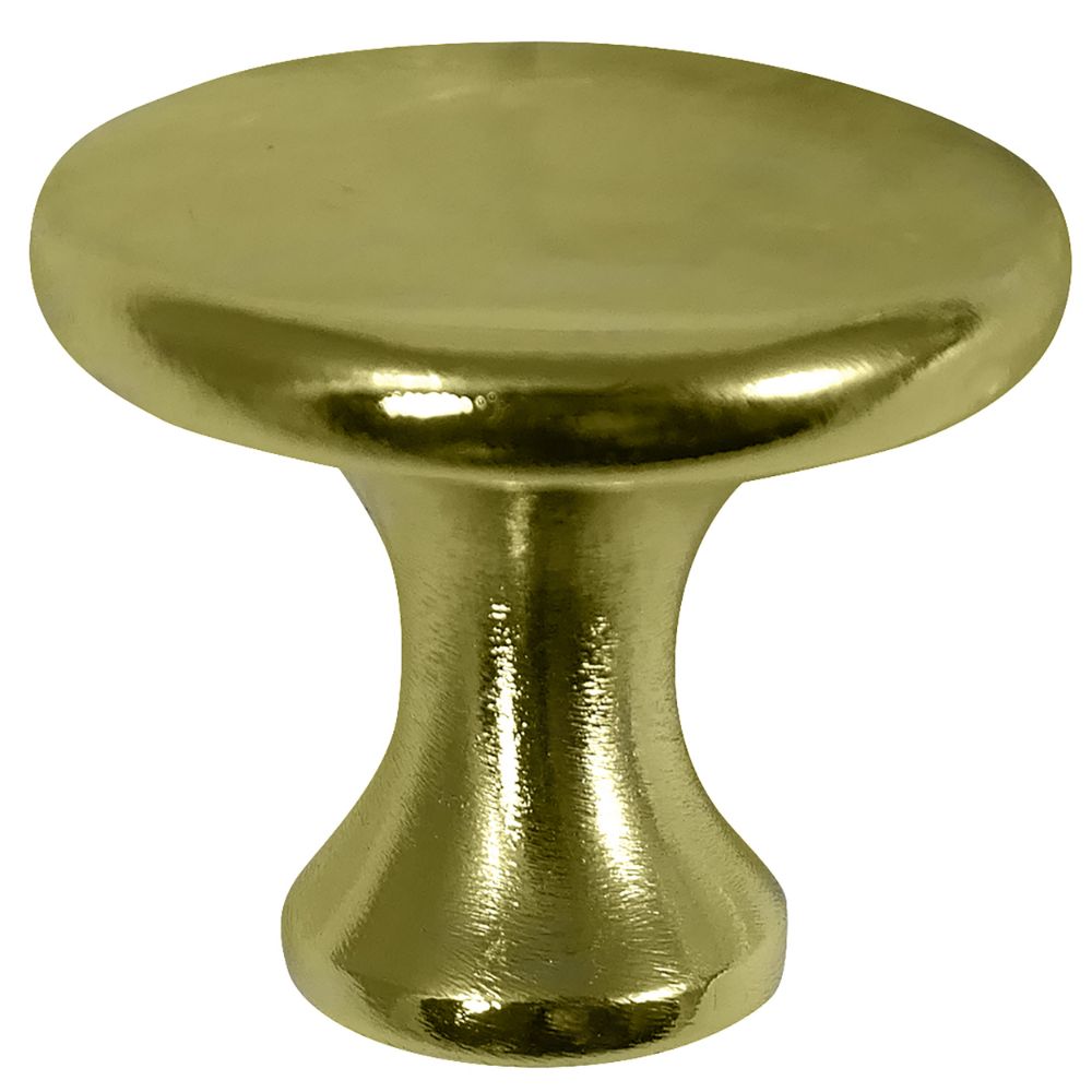 Laurey 55537 1 1/4" Classic Traditions Knob - Polished Brass in the Classic Traditions collection