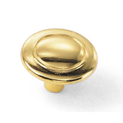 Laurey 55637 1 1/4" Richmond Knob - Polished Brass in the Classic Traditions collection
