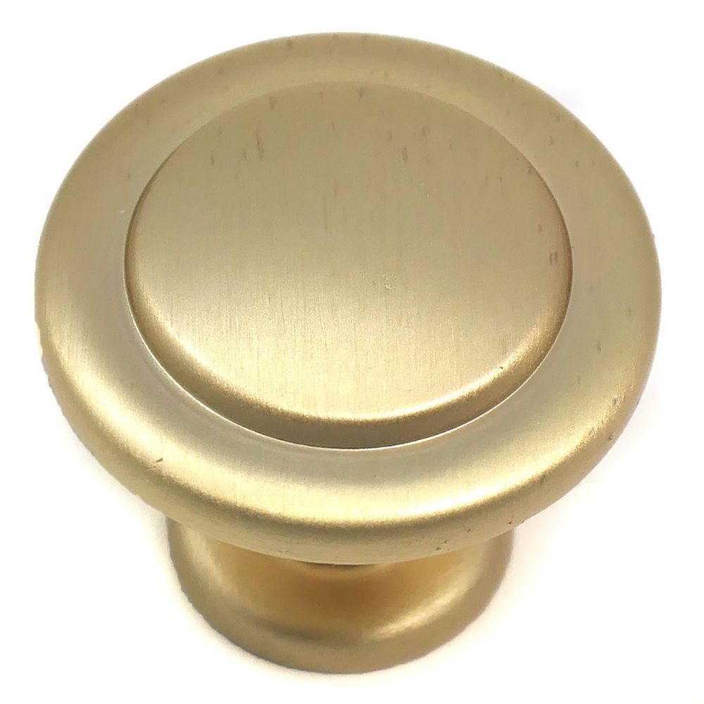 Laurey 57004 1 3/8" Knob Newport  Satin Brass