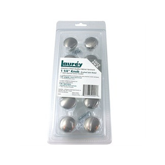 Laurey 59901 1 1/4" Builders Knob - Satin Nickel - Ten Pack