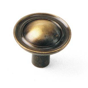 Laurey 75505 1" Classic Traditions Ambassador Knob - Antique Brass in the Classic Traditions collection