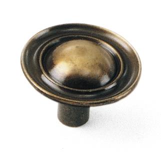 Laurey 75705 1 1/4" Classic Traditions Ambassador Knob - Antique Brass in the Classic Traditions collection