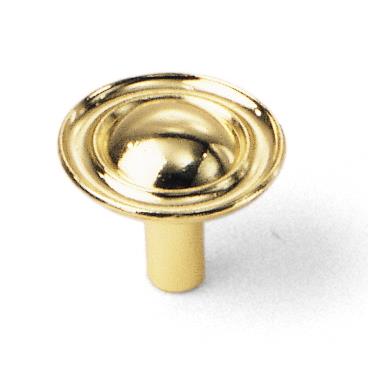 Laurey 75737 1 1/4" Classic Traditions Ambassador Knob - Polished Brass in the Classic Traditions collection