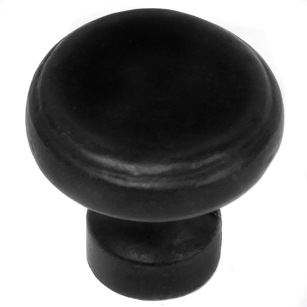 MNG Hardware 84313 Large Button Knob - Riverstone - Oil Rubbed Bronze 