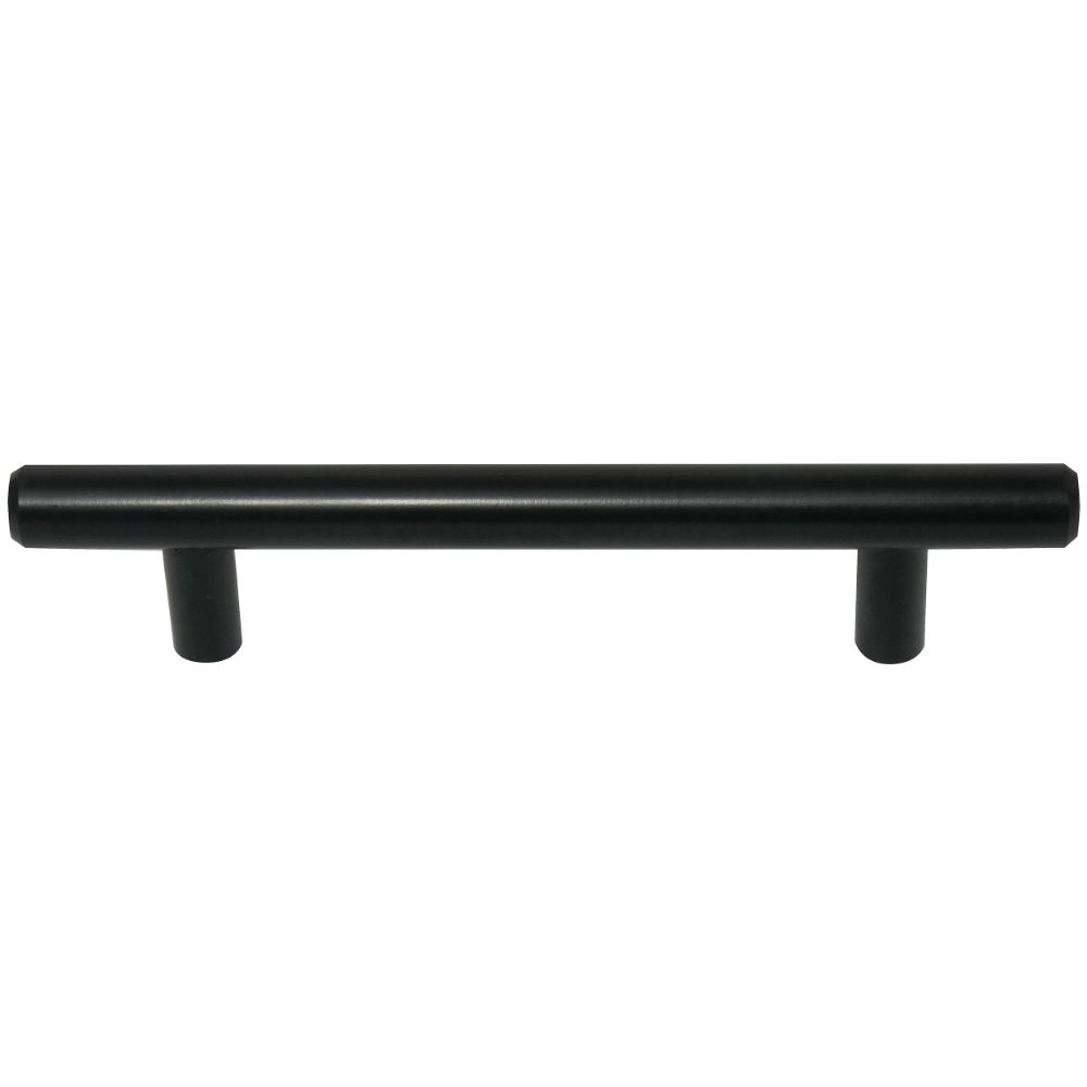 Laurey 87320 Steel T-Bar Pull - Matte Black - 128mm