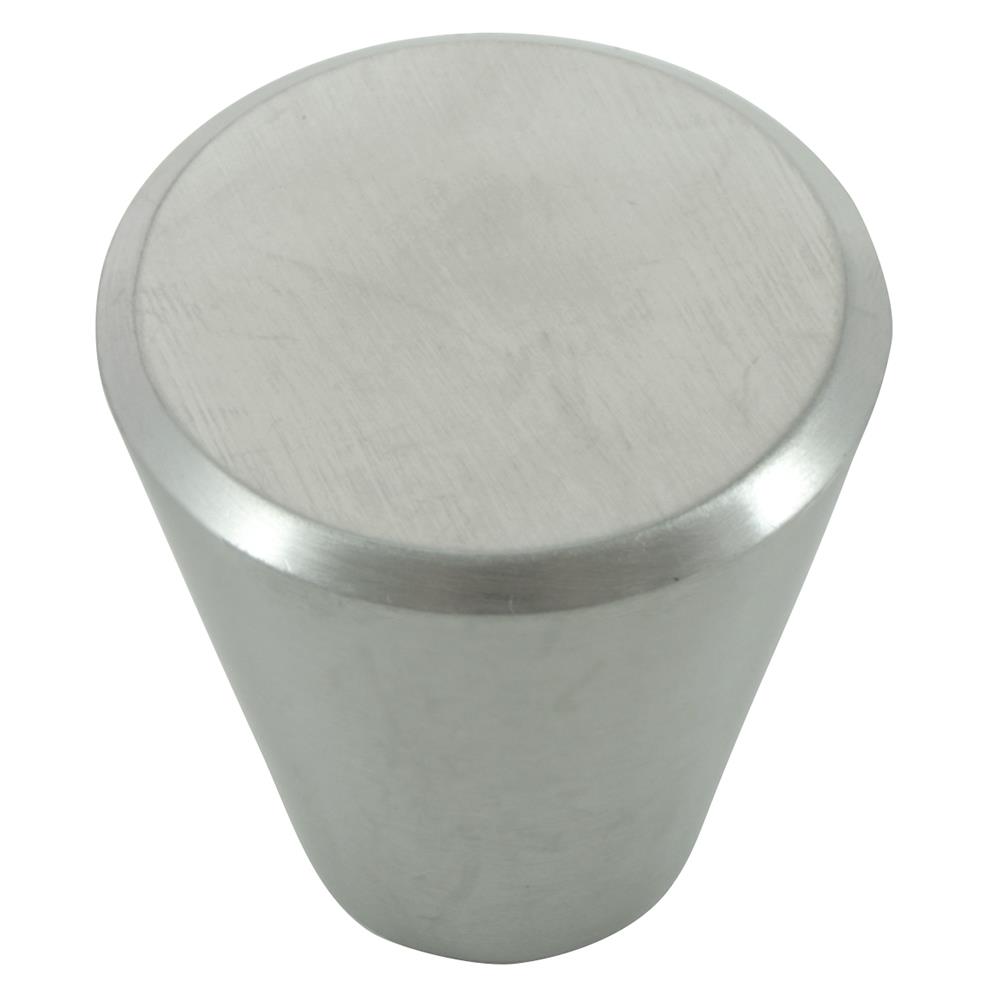 Laurey 89101 Melrose Stainless Steel Cone Knob  - 1 1/4" in the Melrose collection