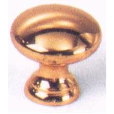 Laurey 40701 1 3/8" Solid Brass Knob - Polished Brass