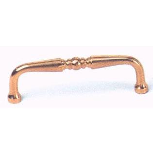 Laurey 45401 3 1/2" Solid Brass Pull - Polished Brass in the Gleaming Solid Brass collection