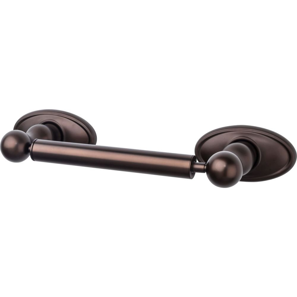 Top Knobs ED3ORBC Edwardian Bath Tissue Holder - Oil Rubbed Bronze  - Oval Backplate