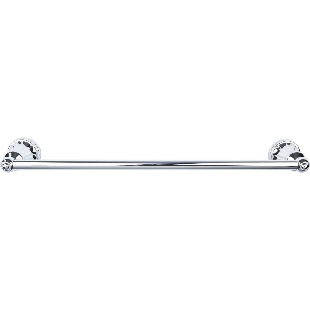 Top Knobs HUD10PC Hudson Bath 30" Single Towel Bar - Polished Chrome