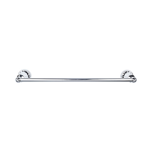 Top Knobs HUD6PC Hudson Bath 18" Single Towel Bar - Polished Chrome