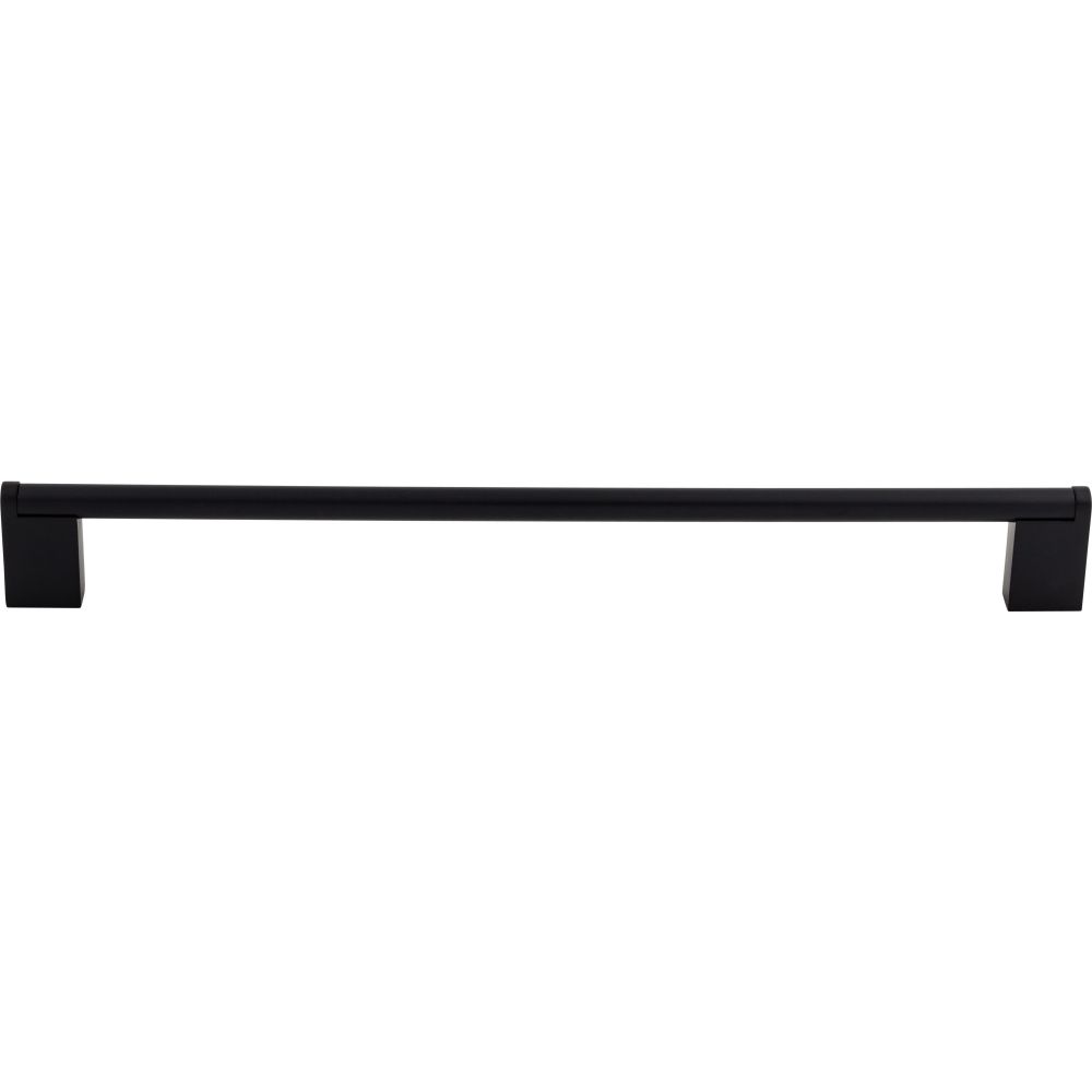 Top Knobs M1059 Princetonian Bar Pull 11 11/32" (c-c) - Flat Black