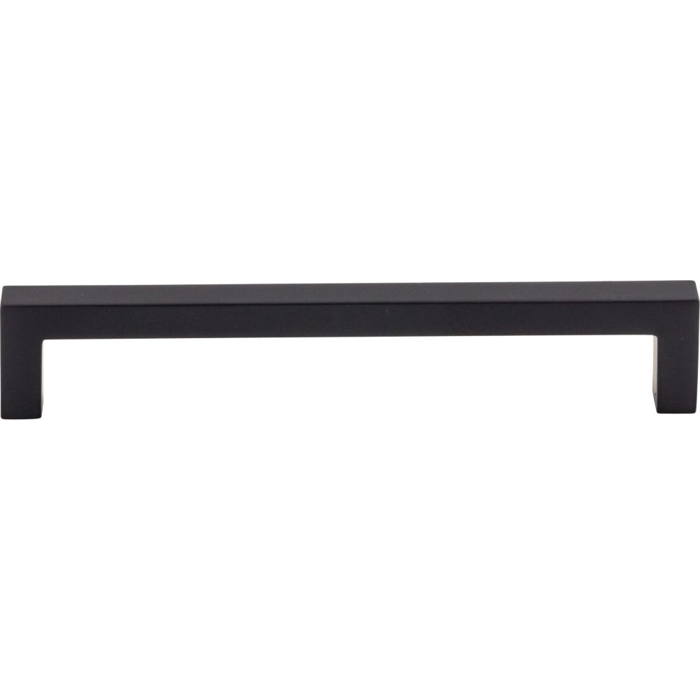 Top Knobs M1156 Square Bar Pull 6 5/16" (c-c) - Flat Black